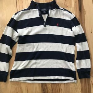 Boys Ralph Lauren  1/4 zip cotton pullover